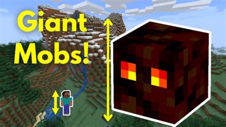 How do you become giant in Minecraft?