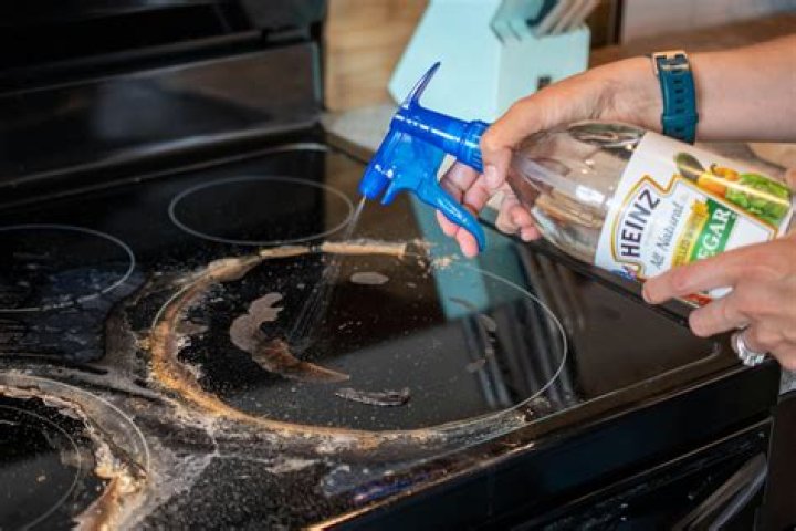 How do you clean a glass top stove with Magic Eraser?