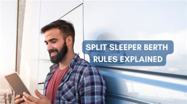 How do you do a split sleeper berth?