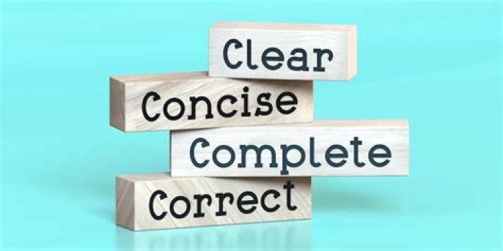 How do you get clear and concise?