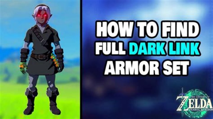 How do you get dark Link armor from Kilton?