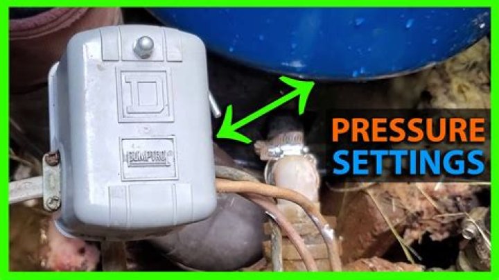 How do you know if your well pump is working?