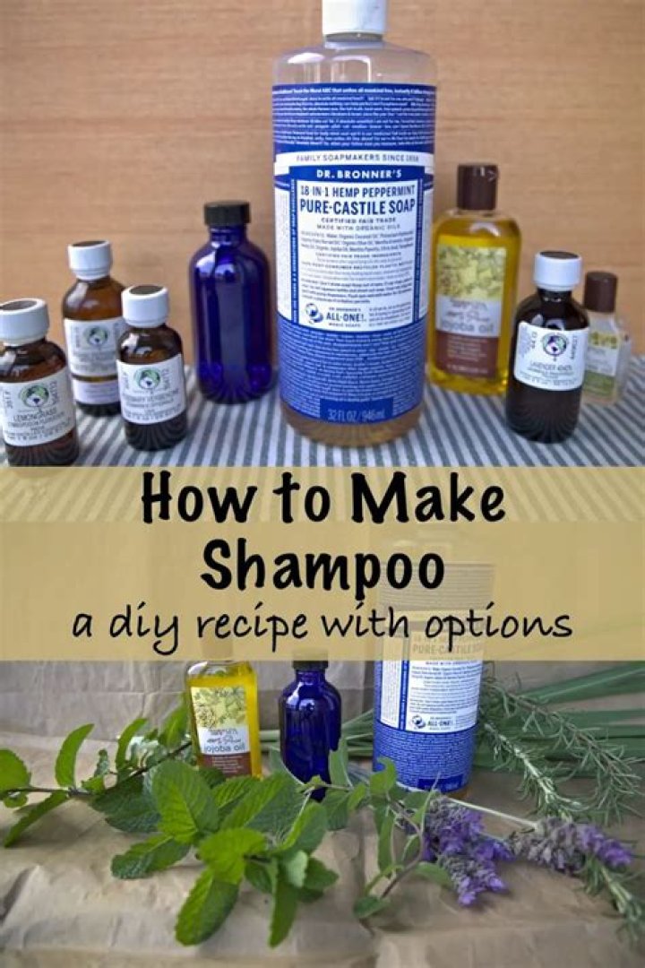 How do you make natural shampoo?