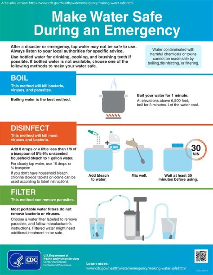 How do you make water safe to drink survival?