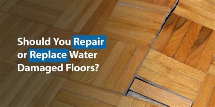 How do you repair damaged engineered hardwood floors?