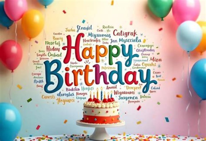 How do you say happy birthday in weird?