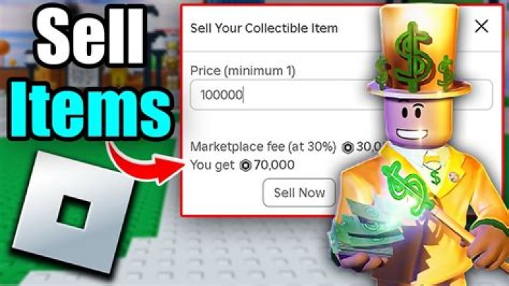 How do you sell stuff on Roblox for real money?