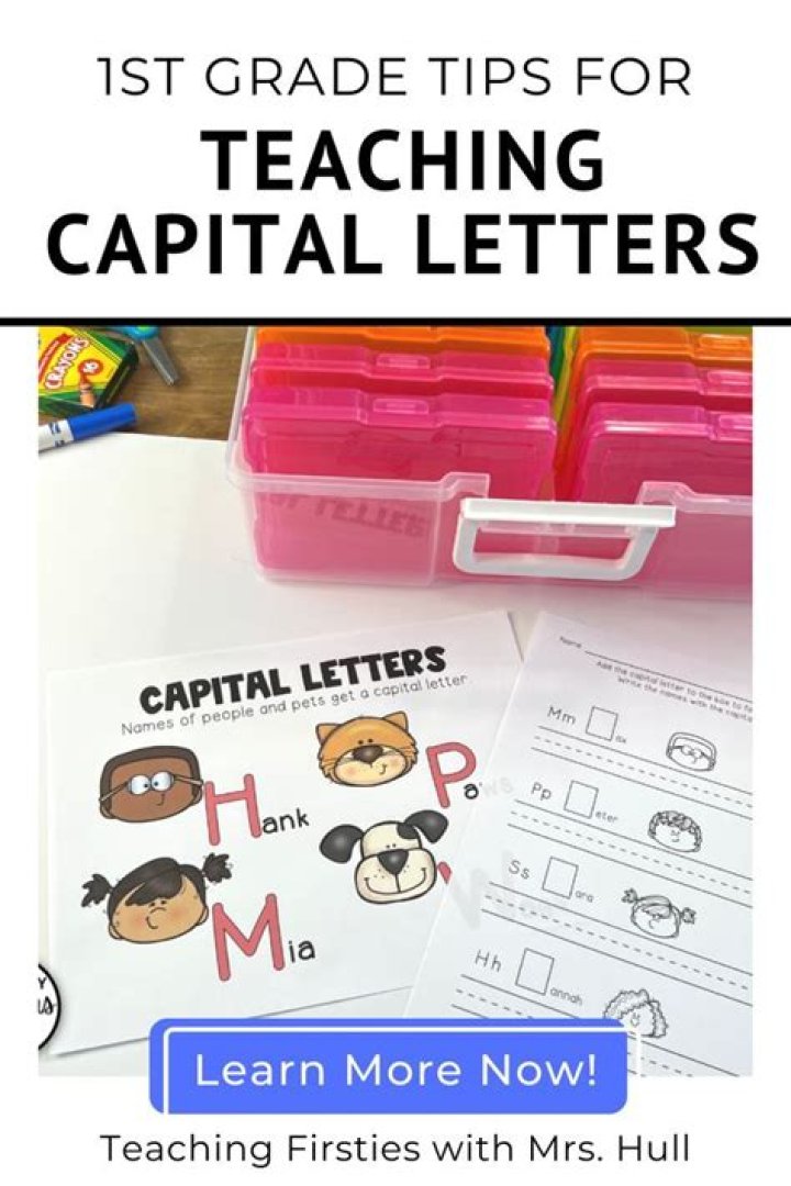 How do you teach capital letters?
