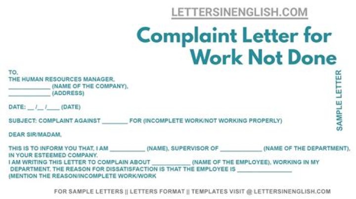 How do you write someone up for not doing their job?