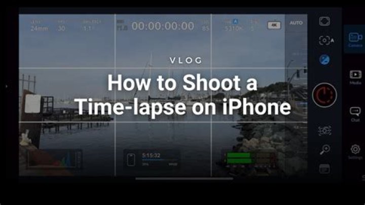How does time lapse work on iPhone?