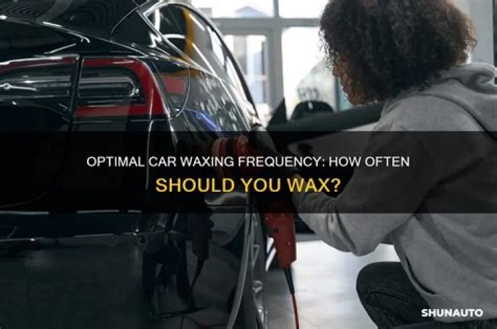 How frequently should I wax my car?