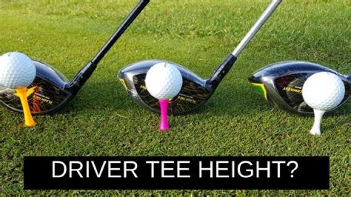 How high should I tee up my driver?
