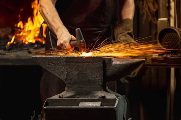 How hot is an iron forge?