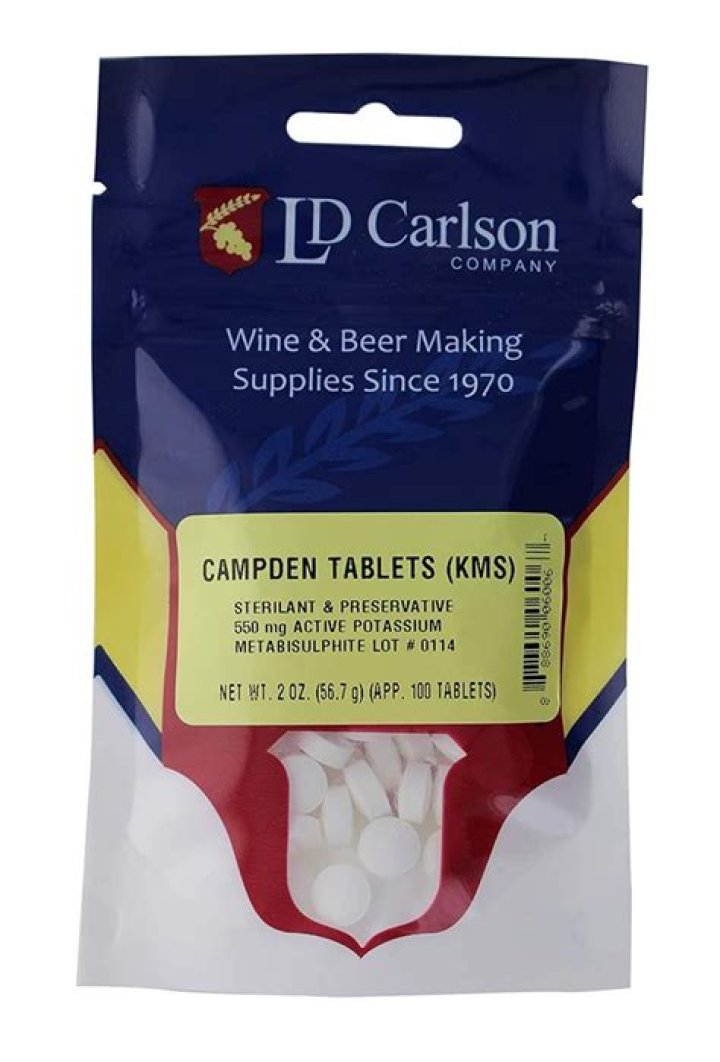 How long are Campden tablets good for?