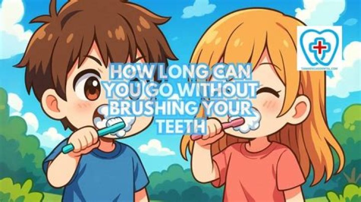 How long can you go without brushing your teeth before they rot?