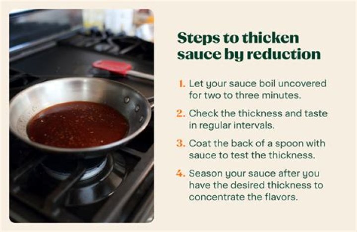 How long does it take a sauce to thicken?