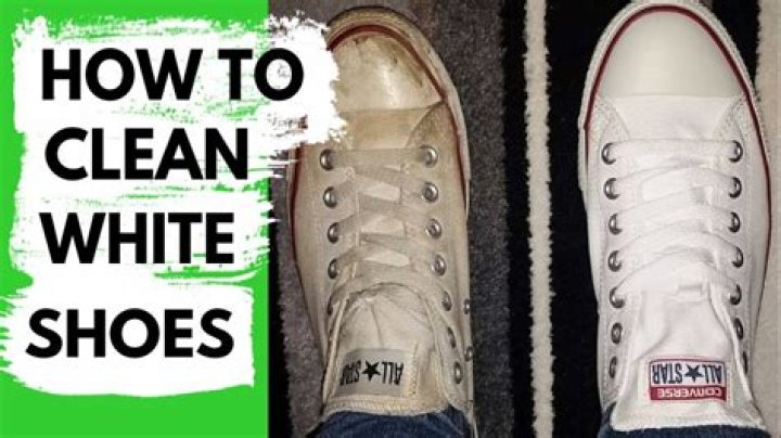 How long should I soak my white shoes in bleach?