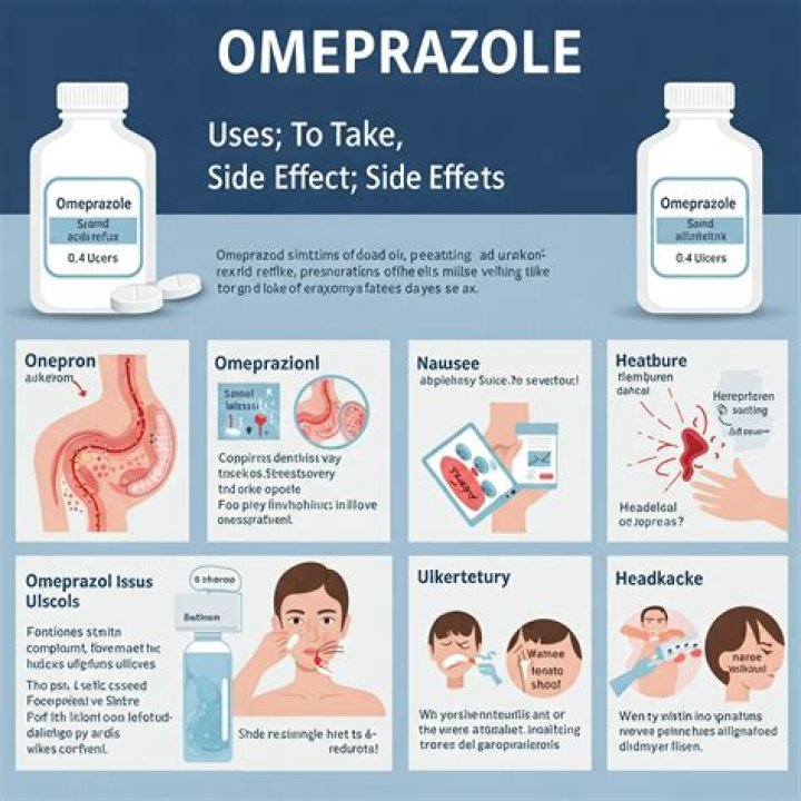 How long should I wait to eat after taking omeprazole?