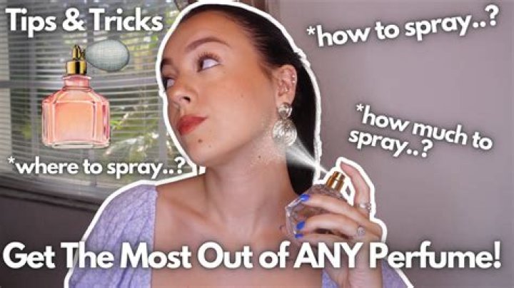 How many squirts of perfume should I use?
