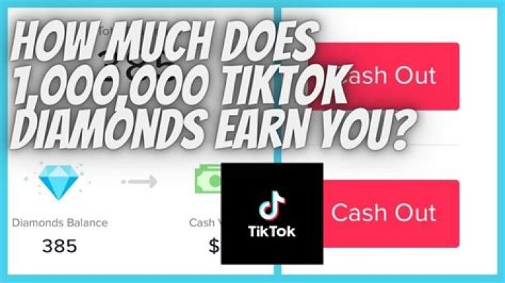 How much are TikTok diamonds worth?