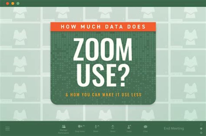 How much data does Zoom use for 3 hours?