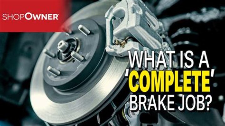 How much does a complete brake job cost?