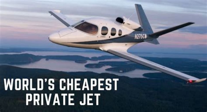 How much is a cheapest private jet?