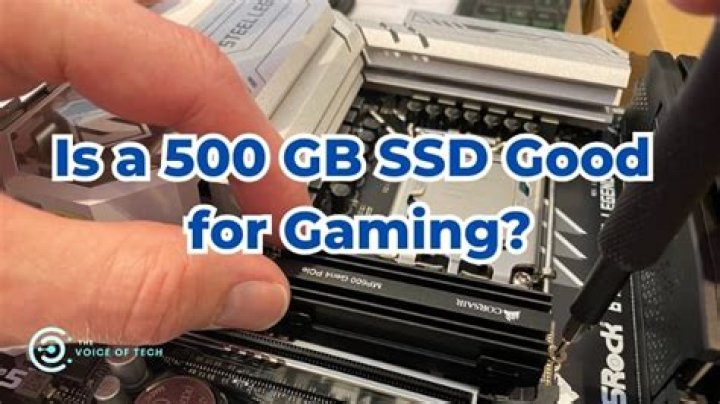 How much SSD is good for gaming?
