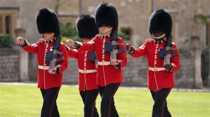 How tall are the Queens Guards hats?