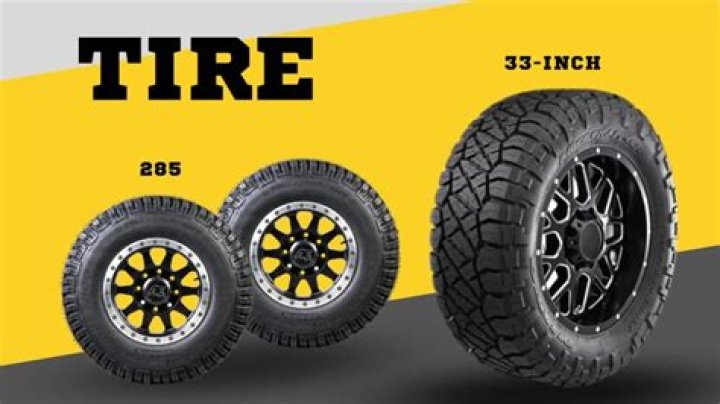 How wide is a 33 inch tire?