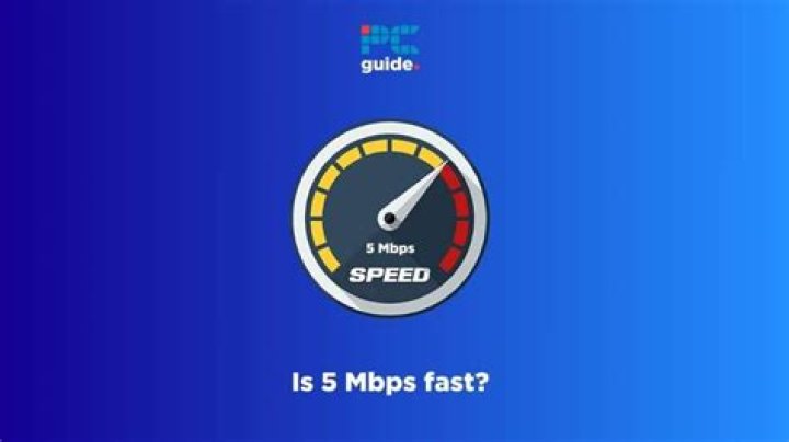 Is 5 Mbps fast?