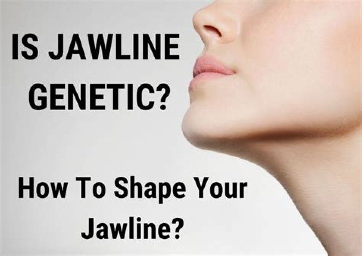 Is a jawline genetics?