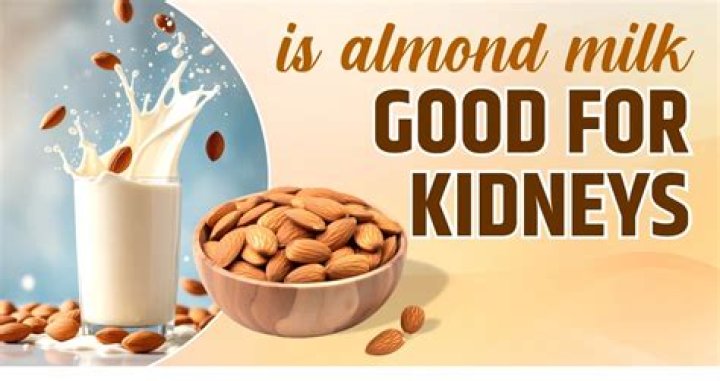 Is almond milk good for the kidneys?