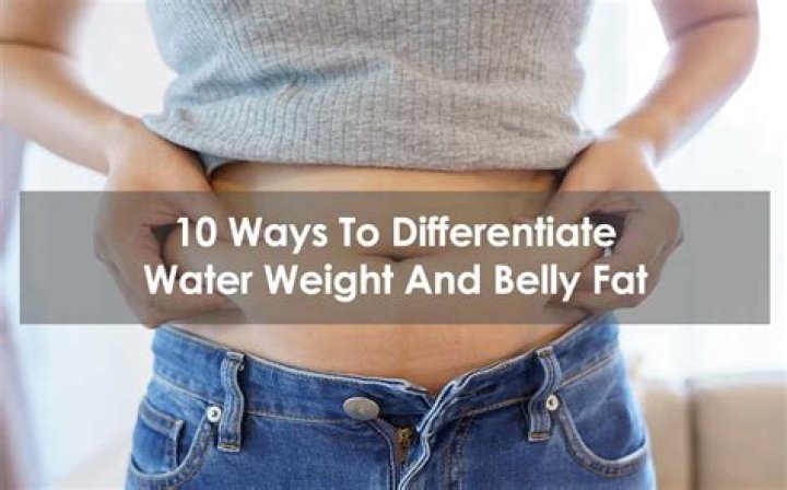 Is belly fat water retention?