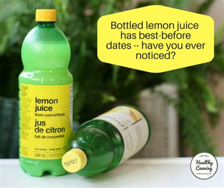 Is bottled lemon juice healthy?