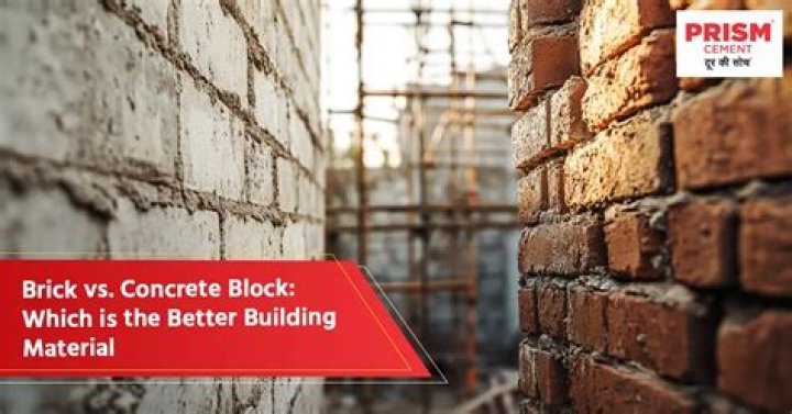 Is brick wall better than concrete?