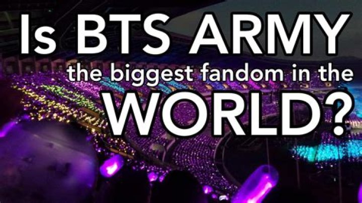 Is BTS Army the biggest fandom?
