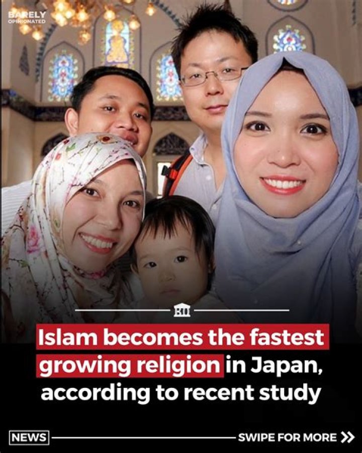 Is Islam the fastest-growing religion in Japan?