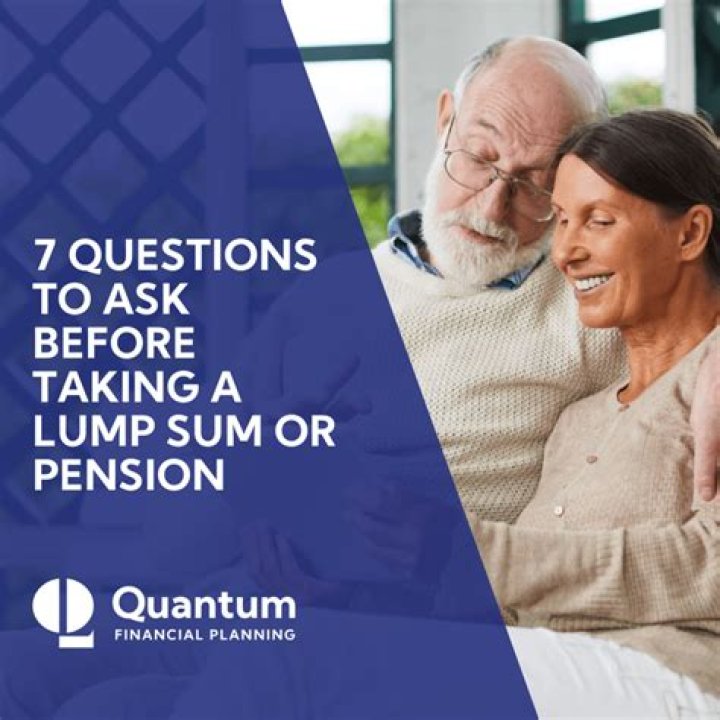 Is it better to take pension or lump sum?