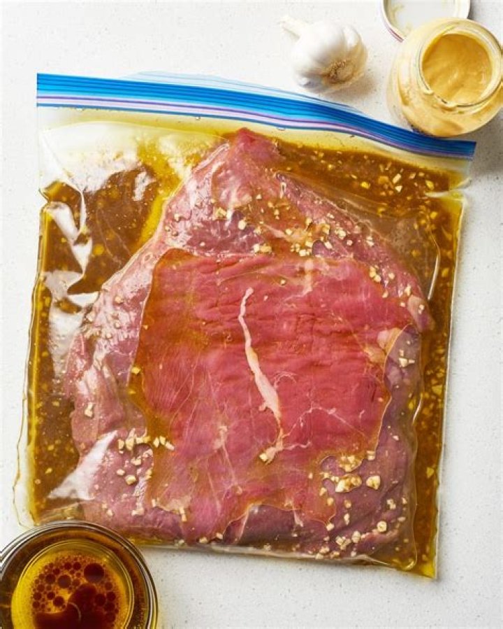 Is it OK to marinate meat in a plastic container?