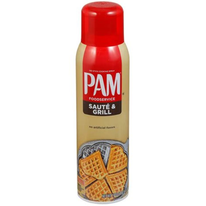 Is it OK to spray PAM directly on food?