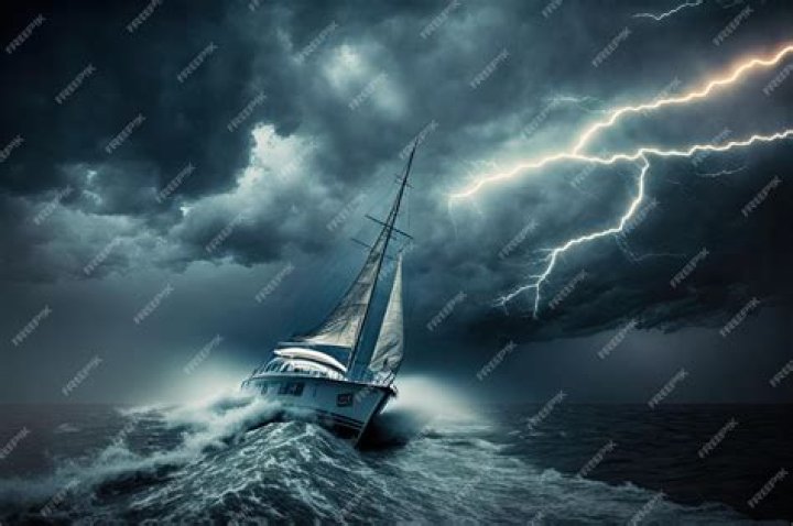 Is it safe to sleep on a boat during a thunderstorm?