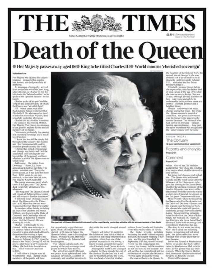 Is it true when the Queen stops eating everyone else does?