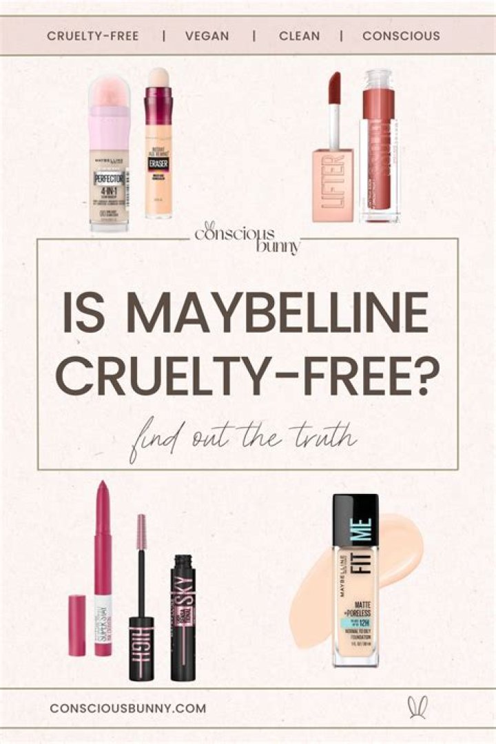 Is Maybelline going cruelty-free?