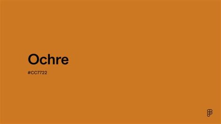 Is ochre yellow or orange?