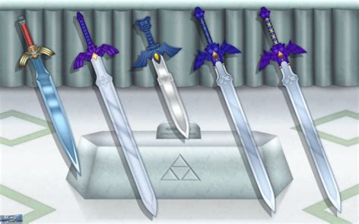 Is the Master Sword blue or purple?