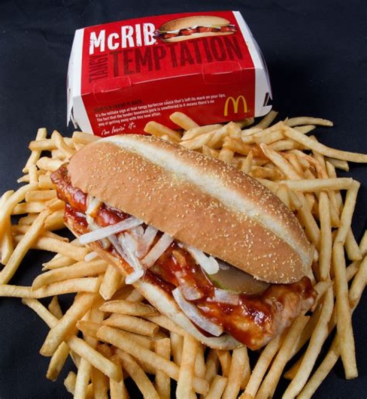 Is the McRib frozen?