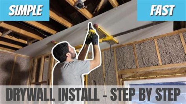 Should drywall be glued?