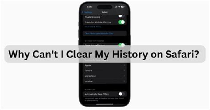 Should I clear my Safari history?