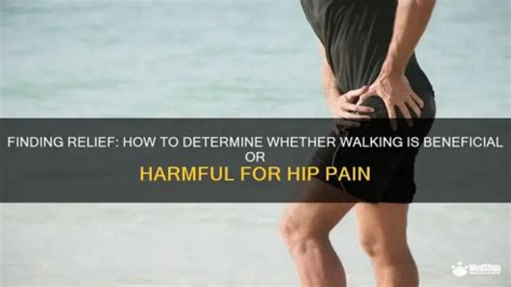 Should I keep walking with hip pain?